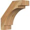 Ekena Millwork 6"W x 16"D x 16"H Merced Rough Sawn Knee Brace, Western Red Cedar BRC06X16X16MRC00RWR - alternate 1